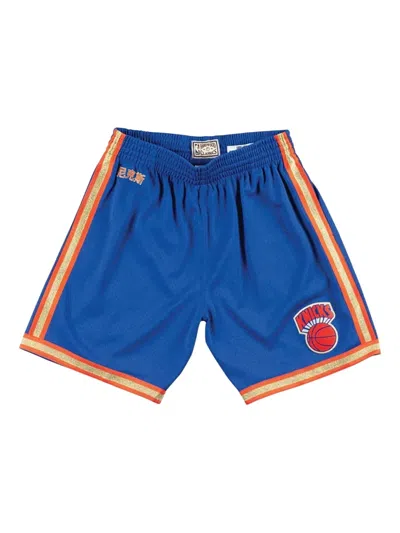 Mitchell & Ness X Nba Chinese New Year 1991 New York Knicks Shorts In Blue