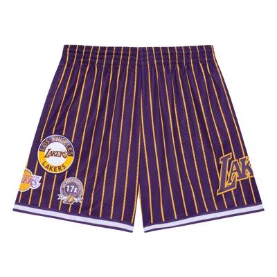 Mitchell & Ness X Nba City Collection Mesh Shorts 'los Angeles Lakers' In Multi