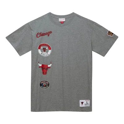 Mitchell & Ness X Nba City Collection T-shirt 'chicago Bulls' In Gray