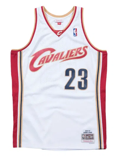 Mitchell & Ness X Nba Cleveland Cavaliers 03 Lebron James Swingman Tank Top In White