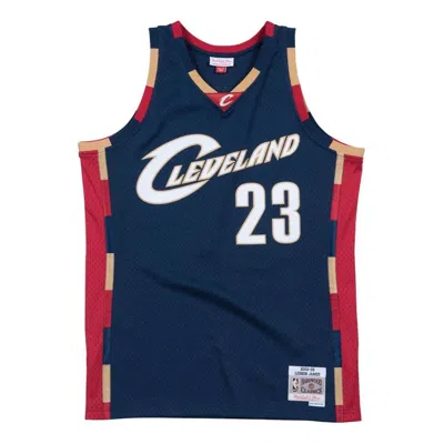Mitchell & Ness X Nba Cleveland Cavaliers 2008-09 Wingman Jersey 'lebron James 23' In Blue