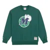 Mitchell & Ness X Nba Dallas Mavericks There And Back Pullover Sweatshirt 'green'