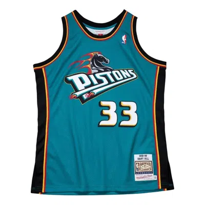 Mitchell & Ness X Nba Detroit Pistons 1998-99 Jerseys 'grant Hill 33' In Green