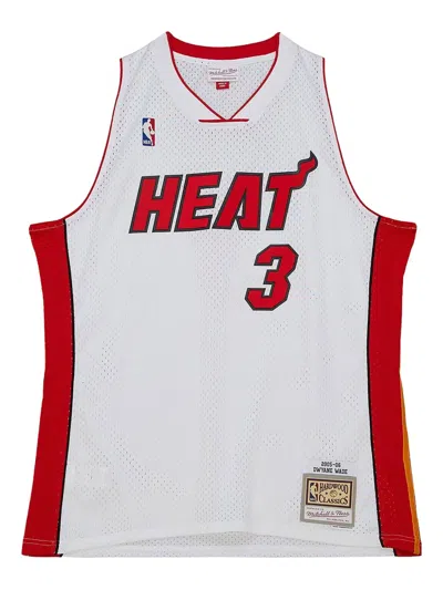 Mitchell & Ness X Nba Dwyane Wade Miami Heat 2005-06 Jersey In White