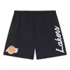 Mitchell & Ness Men's Shorts Nba Team Essentials Nylon Shorts Hardwood Classics Loslak In Black