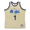 Mitchell & Ness X Nba Gold Orlando Magic 1993-94 Swingman Jersey 'penny Hardaway 1' In Neutral