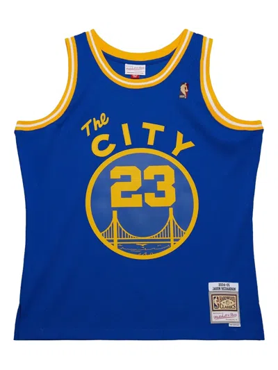 Mitchell & Ness X Nba Golden State Warriors 2004-05 Jason Richardson Jersey In Blue