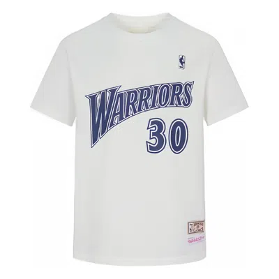 Mitchell & Ness X Nba Golden State Warriors Name Number T-shirt 'stephen Curry 30' In Gray