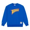 Mitchell & Ness X Nba Golden State Warriors Sweatshirt 'blue Yellow'