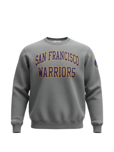 Mitchell & Ness X Nba Golden State Warriors The City Sweatshirt In Gray