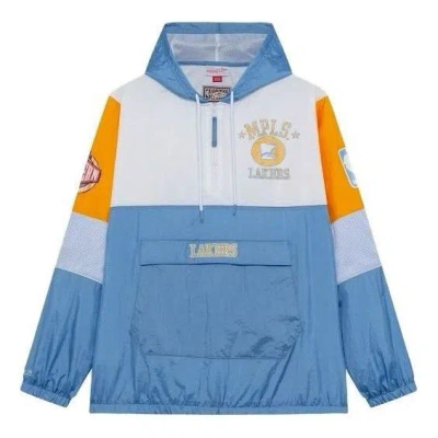 Mitchell & Ness X Nba Hardwood Classics Surprise Win Quarter-zip Jacket 'los Angeles Lakers' In Multi