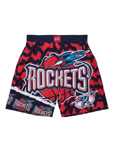 Mitchell & Ness X Nba Houston Rockets Jumbotron 2.0 Sublimated Shorts