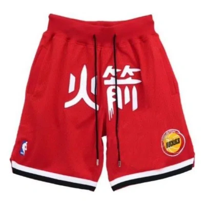 Mitchell & Ness X Nba Houston Rockets Shorts 'red'