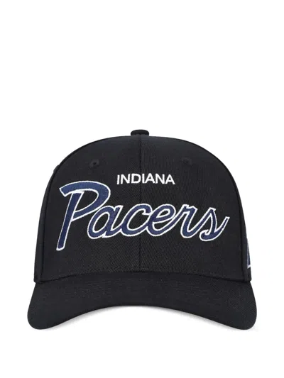 Mitchell & Ness X Nba Indiana Pacers Team Script 2.0 Snapback Cap In Black