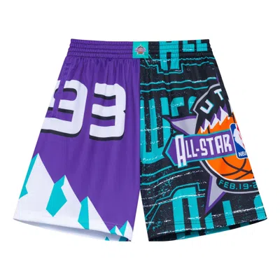 Mitchell & Ness X Nba Jumbotron 3.0 Shorts 'all Star 1993' In Animal Print