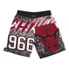 Mitchell & Ness X Nba Jumbotron Sublimated Shorts 'chicago Bulls' In Multi