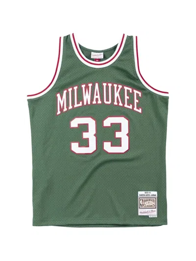 Mitchell & Ness X Nba Kareem Abdul-jabbar Swingman Jersey In Green