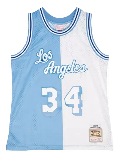 Mitchell & Ness X Nba La Lakers 1996 Shaquille O'neal Split Swingman Tank Top
