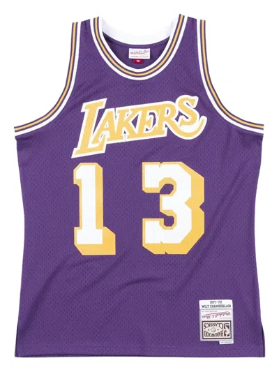 Mitchell & Ness X Nba La Lakers 71-72 Wilt Chamberlain Swingman Tank Top