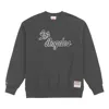 Mitchell & Ness X Nba La Lakers Sweatshirt 'dark Grey' In Gray