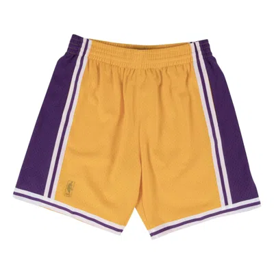 Mitchell & Ness X Nba Los Angeles Lakers 1996-97 Road Swingman Shorts 'yellow'