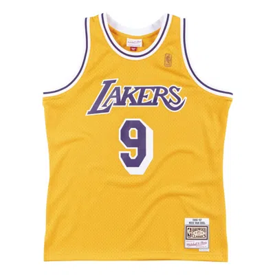 Mitchell & Ness X Nba Los Angeles Lakers 1996-97 Swingman Jersey 'nick Van Exel 9' In Yellow