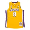 Mitchell & Ness X Nba Los Angeles Lakers 2001-02 Hardwood Classics Jerseys 'kobe Bryant 8' In Yellow