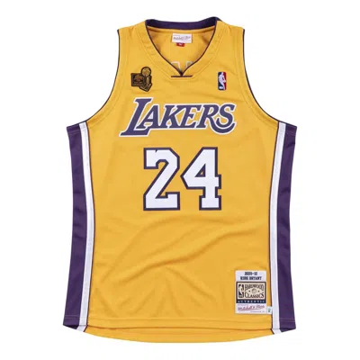 Mitchell & Ness X Nba Los Angeles Lakers 2009-10 Jersey 'kobe Bryant 24' In Yellow