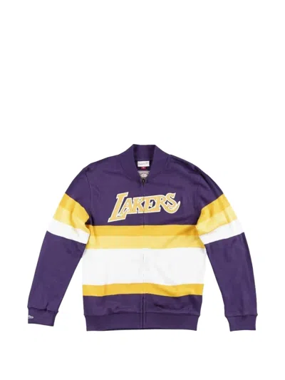 Mitchell & Ness X Nba Los Angeles Lakers Ful- Zip Sweatshirt In Multi