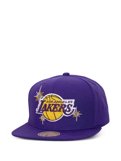 Mitchell & Ness X Nba Los Angeles Lakers Starlight Cap In Purple