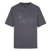 Mitchell & Ness X Nba Los Angeles Lakers T-shirt 'grey' In Black