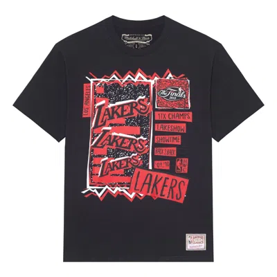 Mitchell & Ness X Nba Los Angeles Lakers The Finals 2010 Championship T-shirt 'black' In Multi