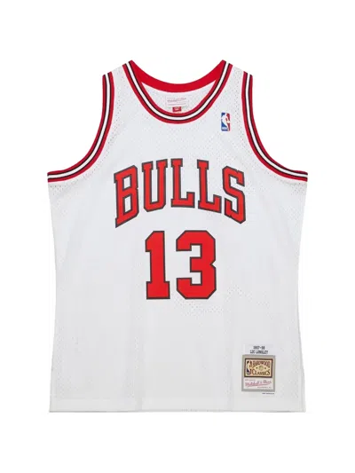 Mitchell & Ness X Nba Luc Longley Chicago Bulls 1997 Vest In White
