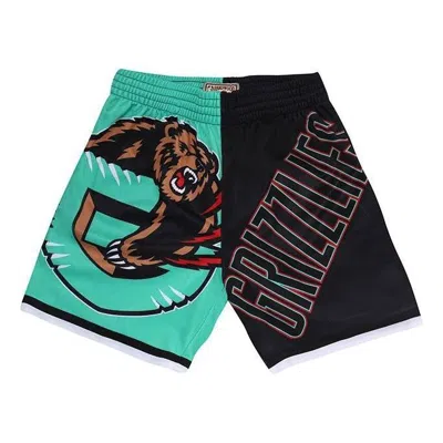 Mitchell & Ness X Nba Memphis Grizzlies Big Face Shorts 'black Green'