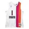 Mitchell & Ness X Nba Miami Heat 2011-12 Swingman Jersey 'chris Bosh 1' In White