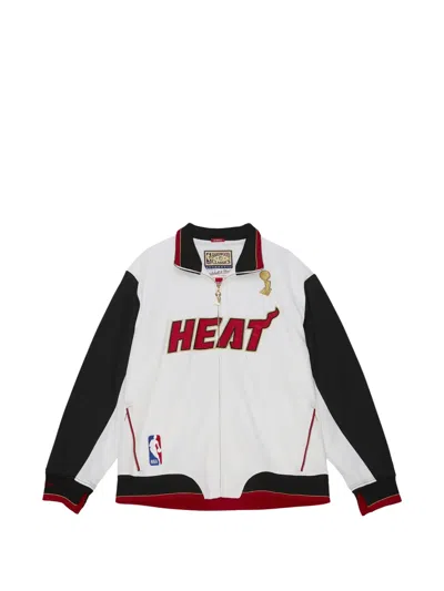 Mitchell & Ness X Nba Miami Heat Championship Jacket In Multi