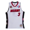 Mitchell & Ness X Nba Miami Heat Hall Of Fame Swingman Jersey 'dwyane Wade 3' In White