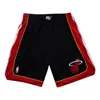 Mitchell & Ness Men's Black Miami Heat 2012-13 Hardwood Classics Road Replica Shorts In Multi