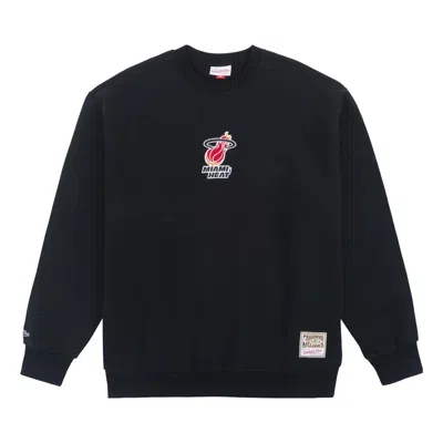 Mitchell & Ness X Nba Miami Heat Sweatshirt 'black'
