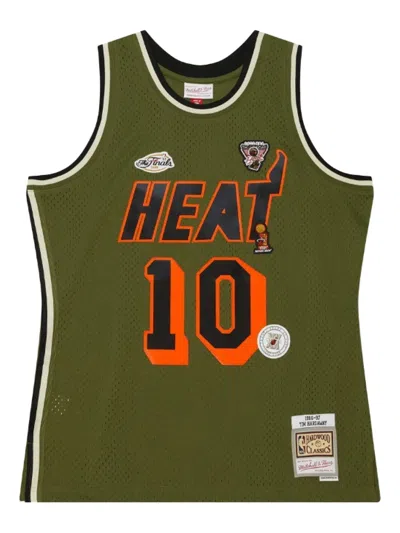 Mitchell & Ness X Nba Miami Heat Tim Hardaway 1996-97 Swingman Tank Top In Green