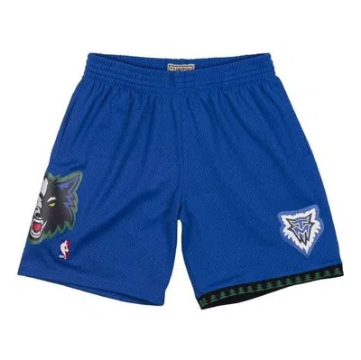 MITCHELL & NESS MITCHELL & NESS X NBA MINNESOTA TIMBERWOLVES 2003-04 SWINGMAN SHORTS 'BLUE'