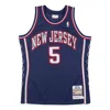 Mitchell & Ness X Nba New Jersey Nets 2006-07 Jerseys 'jason Kidd 5' In Blue