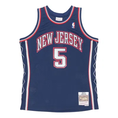 Mitchell & Ness X Nba New Jersey Nets 2006-07 Swingmanjersey 'jason Kidd 5' In Blue