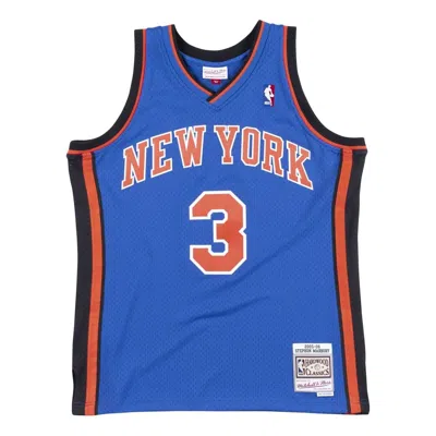 Mitchell & Ness X Nba New York Knicks 2005-06 Swingman Jersey 'stephon Marbury 3' In Blue