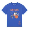 Mitchell & Ness X Nba New York Knicks Basic Logo T-shirt 'blue'