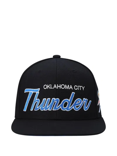 Mitchell & Ness X Nba Oklahoma City Thunder Script 2.0 Baseball Cap In Pink