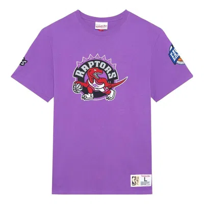 Mitchell & Ness X Nba Origins T-shirt 'toronto Raptors' In Purple