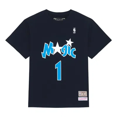 Mitchell & Ness X Nba Orlando Magic T-shirt 'tracy Mcgrady 1' In Black