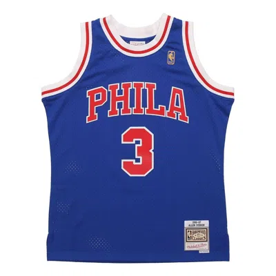 Mitchell & Ness X Nba Philadelphia 76ers 1996-97 Swingman Jersey 'allen Iverson 3' In Blue