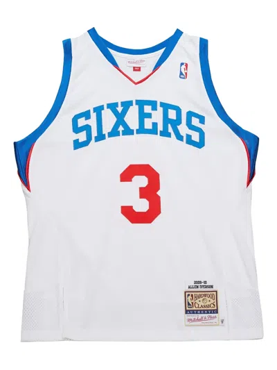 Mitchell & Ness X Nba Philadelphia 76ers 2009-10 Allen Iverson Jersey In White
